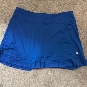 Fila Blue Tennis Skirt Size Medium